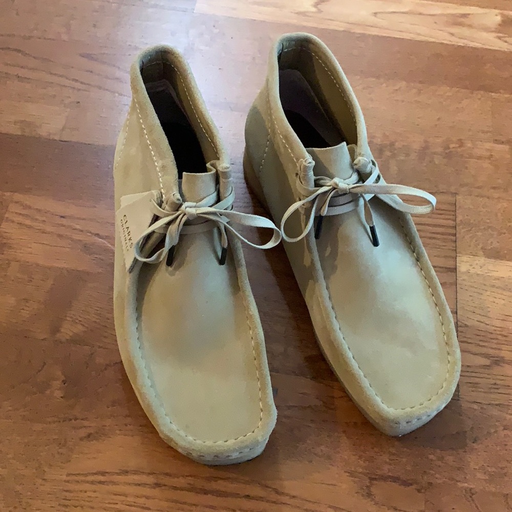 Clarks Original Wallabee Boots Maple Suede
